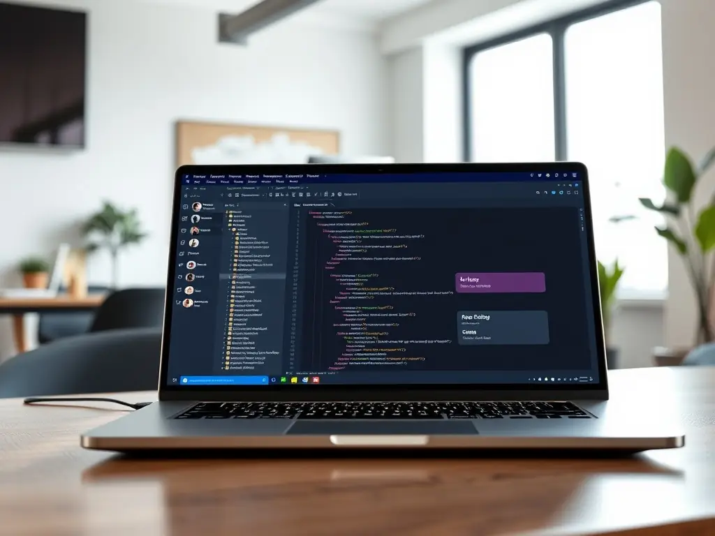 A digital workspace featuring the Content Generator Pro interface, showcasing its AI-powered content creation capabilities with various text styles and formatting options.